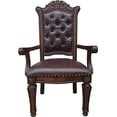 thumbnail image 3 of ACME Vendome Dining Arm Chair in PU and Cherry (Set of 2), 3 of 4