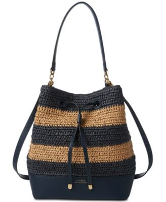 ralph lauren straw handbags