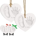 thumbnail image 1 of Kit de recuerdo para manos y huellas para bebés KeaBabies con arcilla, 1 of 9