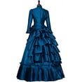 thumbnail image 4 of Ghosts Hetty Dress Vintage Victorian Bustle Dress Civil War Southern Belle Ball Gown, 4 of 6