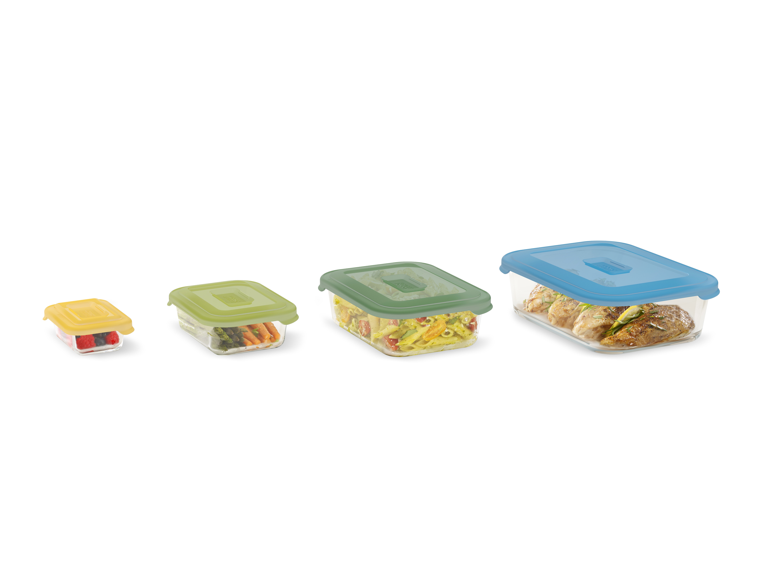 Joseph Joseph Nest Glass 8-Piece Food Storage Set 81060 - The Home