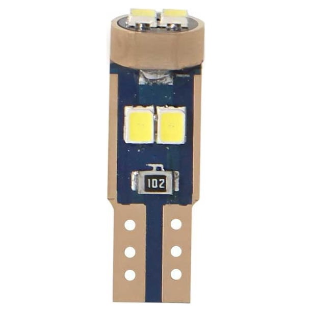Kenally Panel de luz para salpicadero de coche, repuesto de bombilla de lectura automotriz, iluminación brillante para matrícula, 10 piezas Bombillas para automóviles Kenally VI018385-00