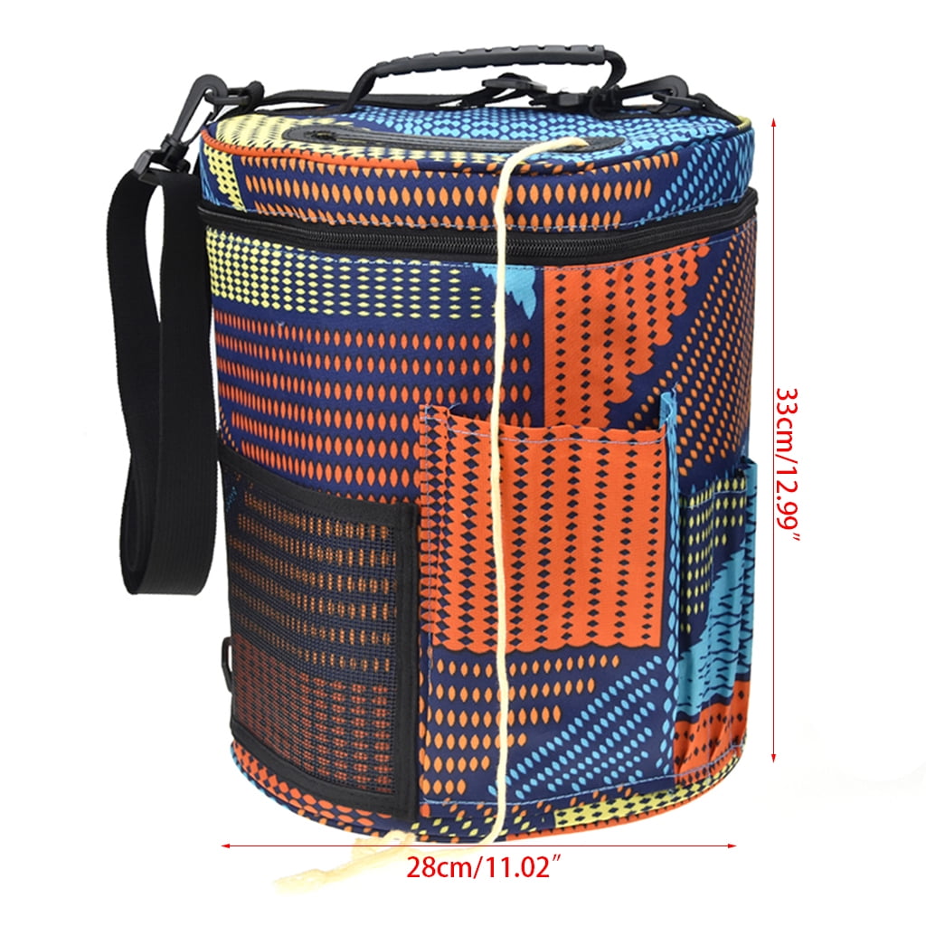 Geemin Knitting Bag Yarn Storage, Durable Yarn Organizer Crochet Bag