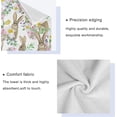 thumbnail image 3 of Dreamtimes Dreamtimes Bathroom Easter Decorative Towel Set with Beautiful Flowers Bunny Print, 3-Piece Set with 30x60 inch Bath Towel, 16x28 inch Hand Towel & 13x13 inch Washcloth, 3 of 6