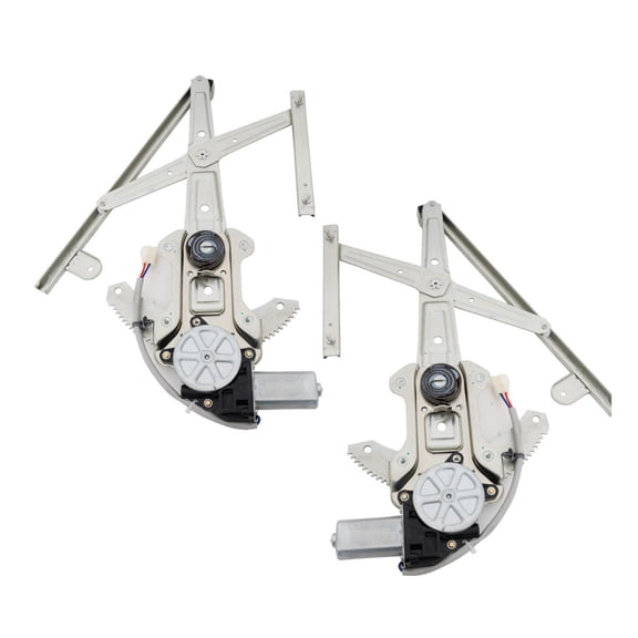KarParts360 For Subaru Baja 2003 2004 2005 2006 Window Regulators Front, Driver And Passenger Side | Pair | Power | With Motor | Replacement For 61222AE00A, 61222AE01A