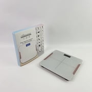 AIMENGXI Body composition analyzers for medical purposes,Smart Scale for Body Weight: 8-Electrode Digital Bathroom Scale Analyzer Weighing Machine 400lb White