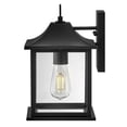 thumbnail image 3 of 81590BK Lark Nolan - 10W 1 LED Small Outdoor Wall Lantern-12 Inches Tall and 7.5 Inches Wide, 3 of 8