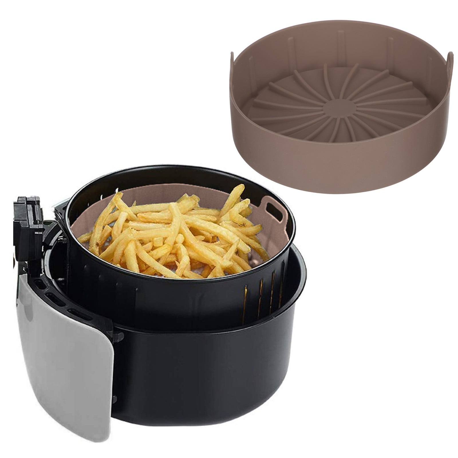 Mnycxen Silicone Air Fryer - [Updated] Food Safe Air Fryers