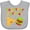 AC-Heather Grey, variant on Inktastic Together Forever Chips and Salsa Boys or Girls Baby Bib