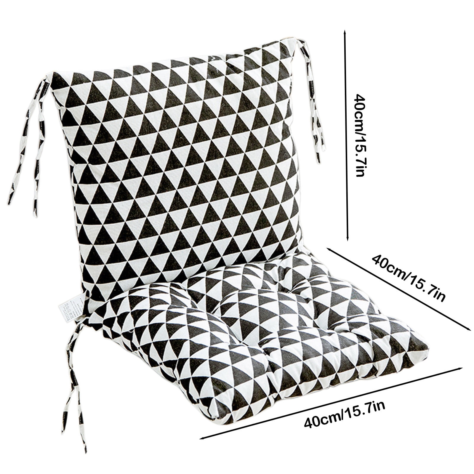 Outdoor High Back Chair Cushion Set, Waterproof Multi-Purpose Patio Seat Cushion, Rocking Chair and Swing Pad, Practical Porch Furniture Gift