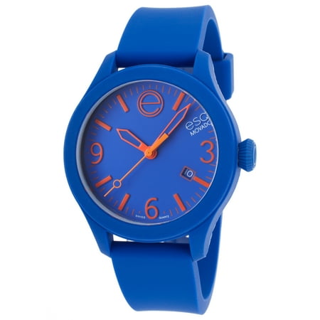 Esq Movado 07301464 Esq One Blue Silicone And Dial Watch