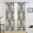 thumbnail image 6 of Baseballs in Leopard Blackout Curtains 84"x42" Thermal Insulated Curtain 1 Panel, 6 of 7