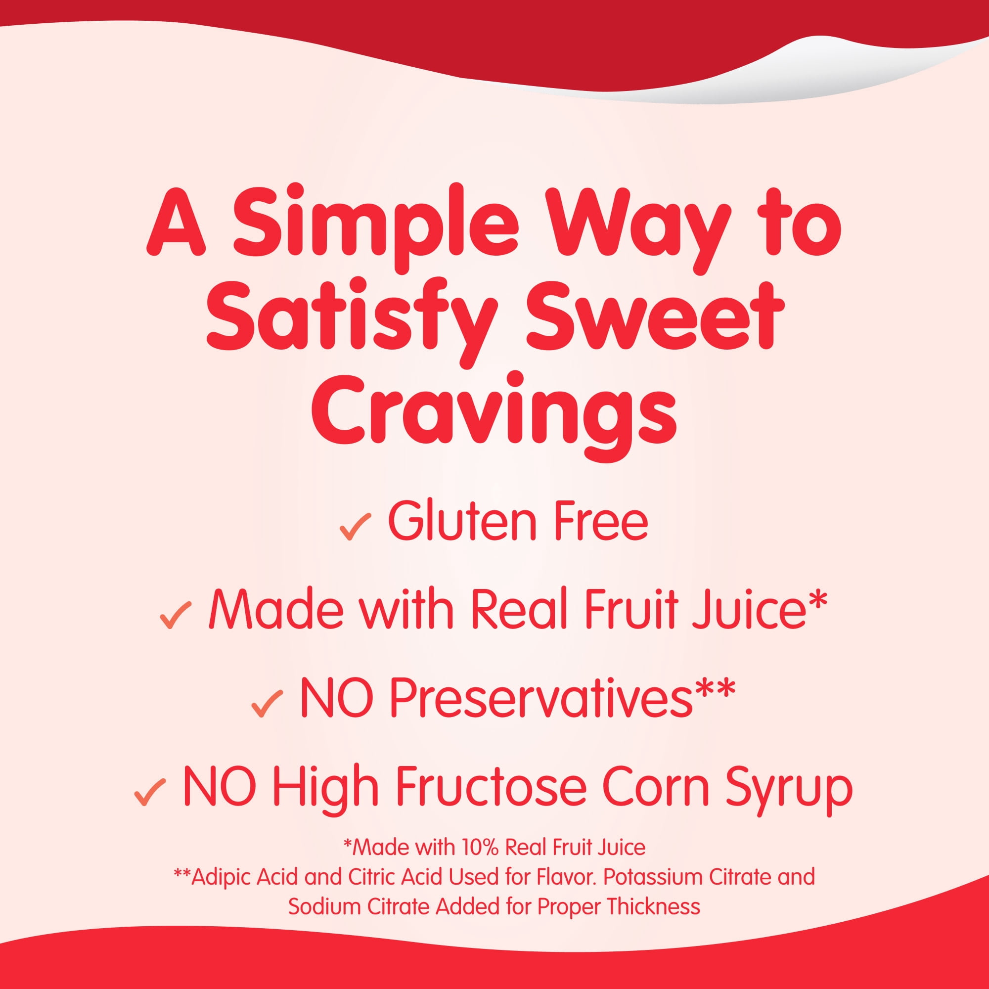 (4 pack) Snack Pack Super Size Strawberry Flavored Juicy Gels, 5.5 oz Snack Cups, 6 Count