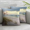 thumbnail image 3 of Chilfamy Australian Tonalism Fashion Style Dirt-Resistant Throw Pillow Covers Short Plush High-Quality 1PC 22x22in, 3 of 5