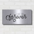 thumbnail image 3 of Luxe Metal Art 'I Love You Forever' by Epic Portfolio, Metal Wall Art, 24"x12", 3 of 10
