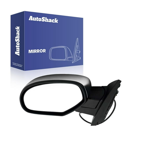 AutoShack Side View Mirror Power Heated Chrome | Replacement for 2007-2014 Chevrolet Suburban 1500 2007-2013 Chevrolet Suburban 2500 | Driver Side | 1-PC