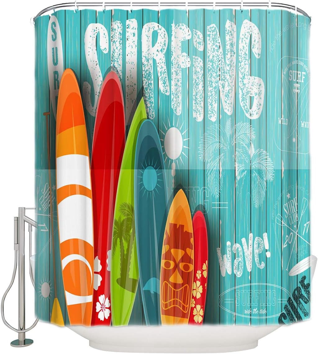 JOOCAR Sunglasses Beach Summer Surfboard Starfish Seashells Shower