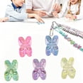 thumbnail image 5 of Apeya 5 PC Multicolor Acrylic Letter Beads, Transparent Plated Ice Chunky Alphabet Spacer Beads with Large Hole for Personalized Jewelry Making and Crafts, 5 of 5