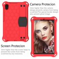 thumbnail image 2 of Dteck Samsung Galaxy Tab A 8.4 inch 2020 Model SM-T307, One-Piece Heavy Duty Shockproof Kickstand Case with Removable Shoulder Strap/Flexible Handle Strap, Red/Black, 2 of 6