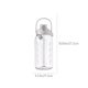 thumbnail image 3 of Botella de agua grande de 74 oz - garrafa deportiva de plástico de 2200 ml para gimnasio y senderismo, impermeable con cerradura, envase portátil para bebidas, verde/negro/blanco, 3 of 6
