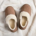 thumbnail image 3 of Women's Furry Memory Foam Slippers with Cozy Fleece Lining, Ladies Indoor/Outdoor House, 3 of 4