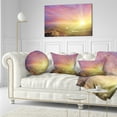 thumbnail image 3 of Designart Scintillating Sunset - Photography Throw Pillow - 12x20, 3 of 5