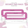 Dream On Me Mesh Security Bed Rails, Double Pack, Pink