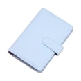 thumbnail image 2 of Gifts for Women Clearance YOHOME A6 PU Leather Notebook Binder,Mini Binder Refillable Paper with Pretty Ring Binders, Binder Cover for Personal Planner Budget Organizer Light Blue One Size, 2 of 4