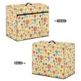 thumbnail image 3 of HELLHERO Floral Sewing Machine Dust Covers and Sewing Essentials Pockets Washable for Singer and Brother Sewing Machine, 3 of 8
