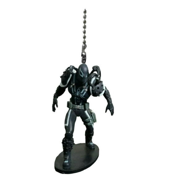 Spider Man Spiderman Venom Fan Lamp Light Pull Chain Figure 3” Figurine Rare New