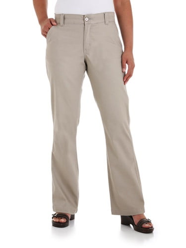lee cotton twill pants women's
