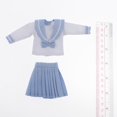 thumbnail image 4 of Ropa de Escolar de Muñeca 1/6 para +Ropa de Escolar de Muñeca de 1 yotijar Uniforme escolar de muñecas de 12 pulgadas, 4 of 8