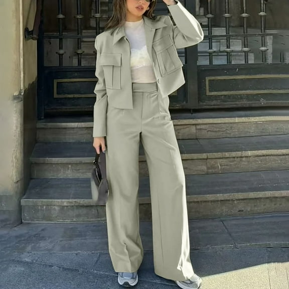 Slim Women's Coat Suit Trousers Suits for Women Tall Dresses for Grandmother of The Bride Dressy Pants Suits Ruffled Jogging Suit for Women Women Girth Women Suits Party Summer Pantsuit Mono plus Size