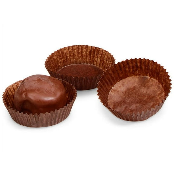 Pack Of 13000, 1.75 X .5" Large Size Solid Chocolate Candy Cups Made In USA