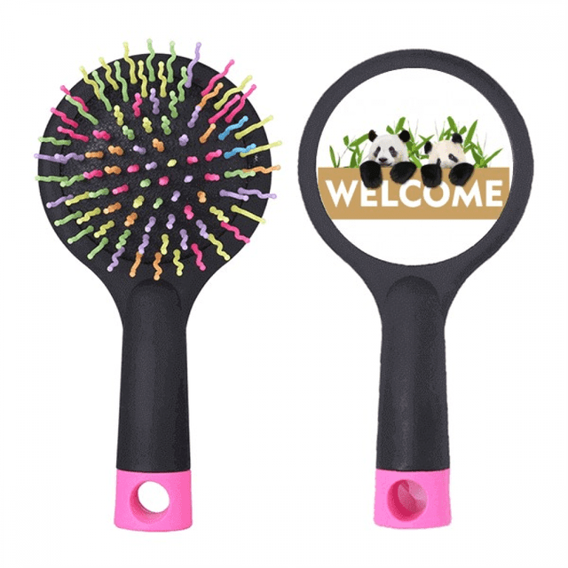 Welcome Panda Brosse à Cheveux Démêlante Salon Art Déco Coussin de Base