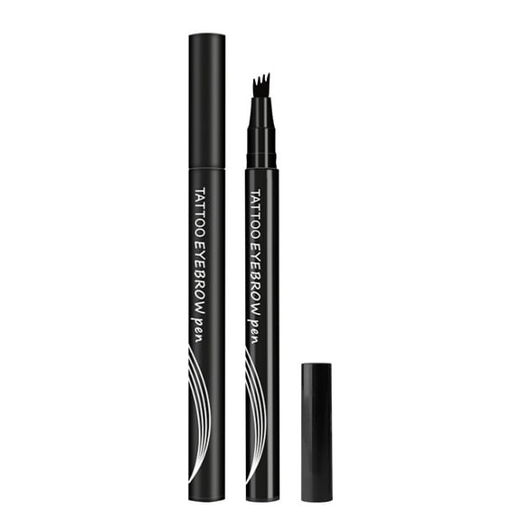 Micro Brow Pencil, Eyebrow Pen, Microblade Brow Pen,4-Tip Microblade Brow Pen,Liquid Water Eyebrow Pencil 3D Simulation, Eyebrow Color Rendering, Natural Sweat Eyebrow Pencil, Four Colors