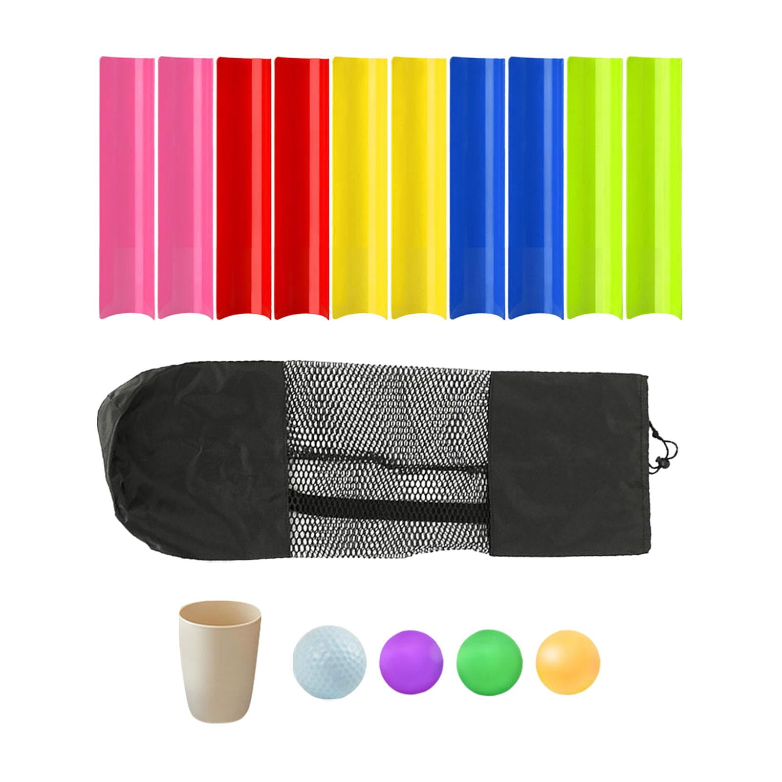 Rushawy Pipeline Challenge Game with Storage Bag Field Day Game Golf Balls Pipeline Kits 40cm