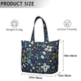 thumbnail image 5 of Flower Women's Large Weekend Travel Bag Moving Canvas Handbag Thick Double Layer Beach Weekend Travel Unisex Hospital Maternity Delivery with Toiletry Waterproof, 5 of 5