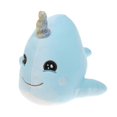 thumbnail image 1 of Blue Narwhal Plush Toy 25cm Lovely Cartoon Animal For Kids Home Decoration Holiday Gift 1Pack, 1 of 2