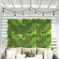 thumbnail image 5 of 40"x40" inch Sunshades Depot Artificial #9 3D Mixed Panel Fence Privacy Screen Evergreen Hedge Panels Fake Plant Wall (16pc), 5 of 5