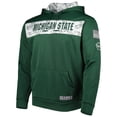thumbnail image 2 of Men's Colosseum Green Michigan State Spartans OHT Military Appreciation Team Color Pullover Hoodie, 2 of 4