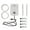4 set suction cup, variant on Vacuum Suction Pen 4x6mm Air Tupe For IC CPU Chip Absorption With USB Power And Adjustable Suction Strength