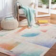thumbnail image 3 of SAFAVIEH Paint Brush Dayna Abstract Area Rug, Pink/Blue, 7'9" x 10', 3 of 13