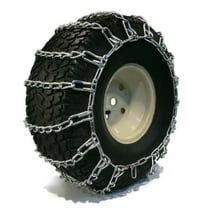 2 Link Tire Chains 18x6.50-8 18x650-8 18x650x8 18-6.5-8 Tractor Rider Snowblower