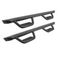 thumbnail image 1 of Go Rhino Nerf Bar D224049T Dominator Xtreme D2; With Step Pad; 2-1/2 Inch Oval Straight; Textured Black; Steel; With Welded End Caps; Rocker Panel Mount, 1 of 4