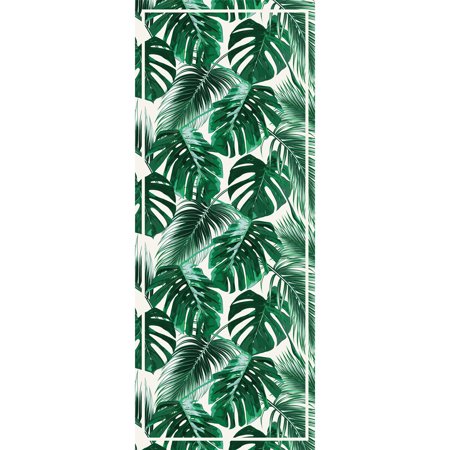 Exotic Leaves Vinyl Mat  Runner  2 x5