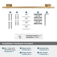 thumbnail image 4 of Amerock Bronx Champagne Bronze 18 inch (457mm) Towel Bar, 4 of 7