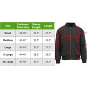 Mens Aviator Bomber Flight Jacket