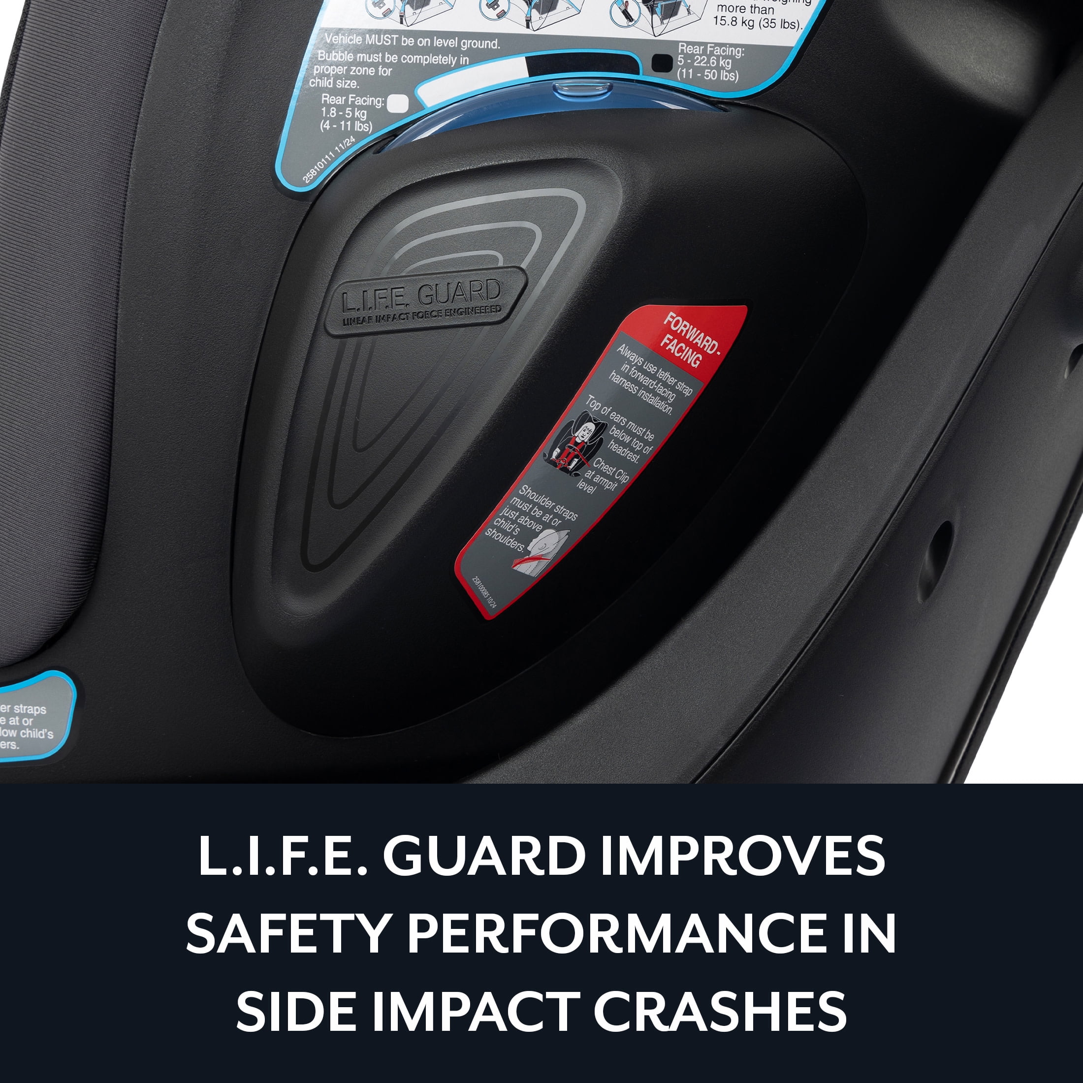 Evenflo Revolve360 Slim 2-in-1 Rotating Car Seat with Quick Clean Cover, Sutton