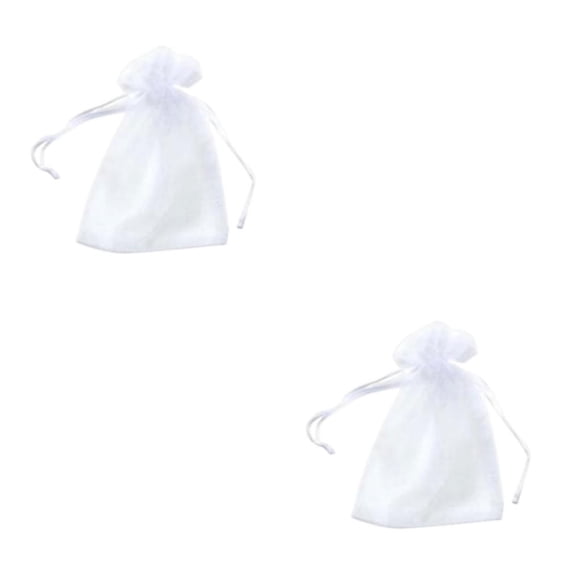 Cestas de raíces de plantas Toystoory bolsa de malla tejidas con alambre varios tamaños Verde Blanco